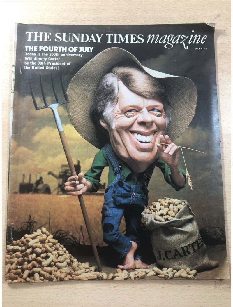 Sunday Times Magazine 1976 4th July 1976 Jimmy Carter Rover advert Danah Zohar