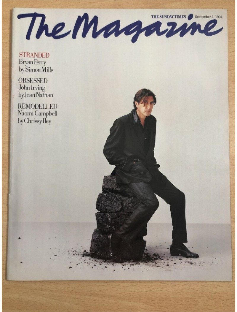 Sunday Times Magazine 1994 4th September 1994 Bryan Ferry John Irving Naomi Campbell Harrods Jamie Lee Curtis