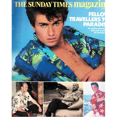 Sunday Times Magazine 1984 5th August 1984 George Michael Wham Roger Rees Don McCullin