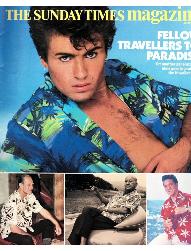 Sunday Times Magazine 1984 5th August 1984 George Michael Wham Roger Rees Don McCullin Sunday Times Magazine 1984 5th August 1984 George Michael Wham Roger Rees Don McCullin