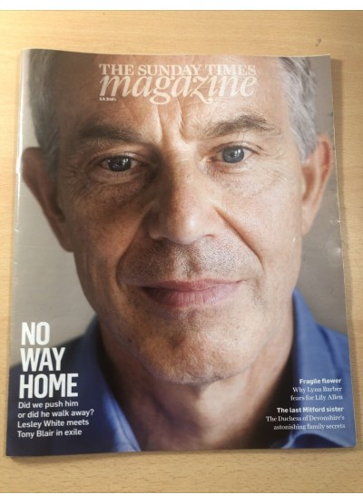 Sunday Times Magazine 2010 5th September 2010 Tony Blair Paul Weller Lily Allen Miranda Richardson