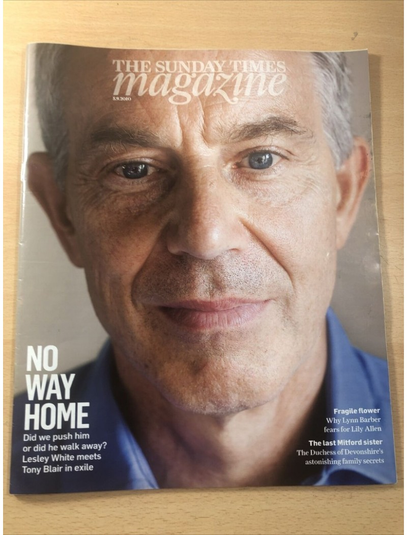 Sunday Times Magazine 2010 5th September 2010 Tony Blair Paul Weller Lily Allen Miranda Richardson