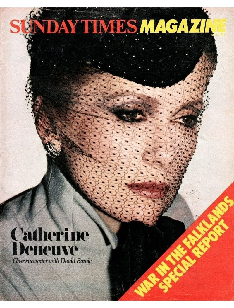 Sunday Times Magazine 1982 6th June 1982 Catherine Deneuve John Paul II Faklands Nancy Reagan Sunday Times Magazine 1982 6th June 1982 Catherine Deneuve John Paul II Faklands Nancy Reagan