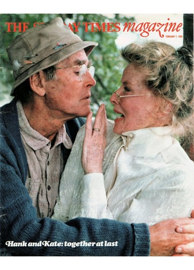Sunday Times Magazine 1982 7th February 1982 On Golden Pond Katharine Hepburn Henry Fonda Enid Hattersley