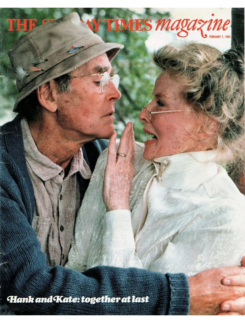 Sunday Times Magazine 1982 7th February 1982 On Golden Pond Katharine Hepburn Henry Fonda Enid Hattersley Sunday Times Magazine 1982 7th February 1982 On Golden Pond Katharine Hepburn Henry Fonda Enid Hattersley