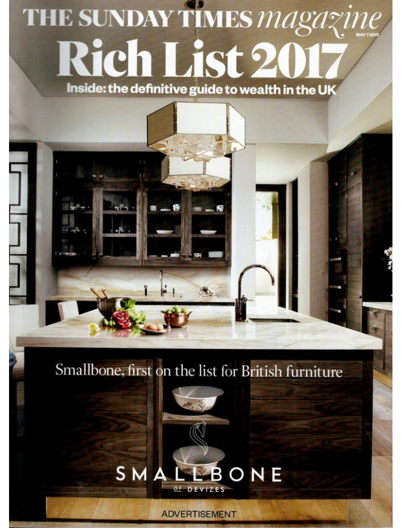 Sunday Times Magazine 7th May 2017 Top 1000 Britains Rich List Duke of Westminster James Dyson