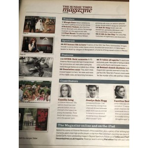 Sunday Times Magazine 7th August 2011 Vivienne Westwood Jane Seymour Ozzy Osbourne Ben Fogle
