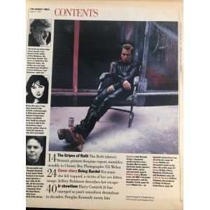 Sunday Times Magazine 1994 7th August 1994 Brigitte Bardot Tim Roth Martyn Lewis Harry Connick Jr 