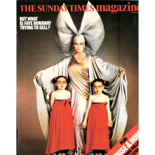 Sunday Times Magazine 1984 7th October 1984 Faye Dunaway Robert Redford Roger Daltrey