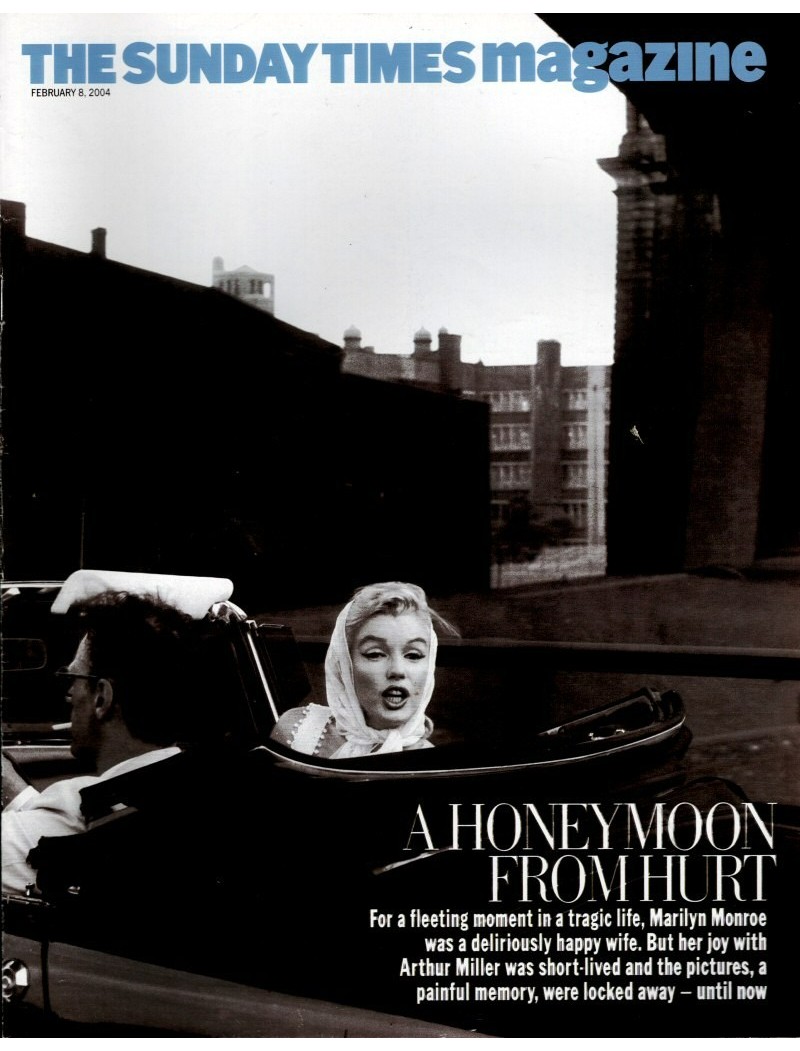 Sunday Times Magazine 8th February 2004 MARILYN MONROE ROY LICHTENSTEIN TIZIANO MAZZILLI SOHEIR KHASHOGGI