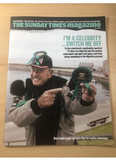 Sunday Times Magazine 2007 8th July 2007 Mike Reid Bill Oddie Oscar Wilde Suzanne Shaw