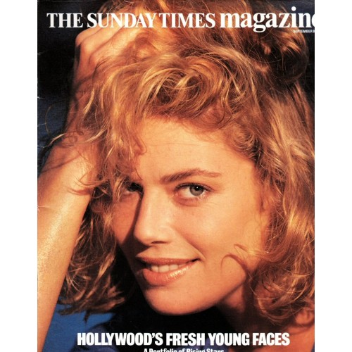 Sunday Times Magazine 1984 8th September 1985 Kelly McGillis Kelly Lebrock Rebecca Demornay 