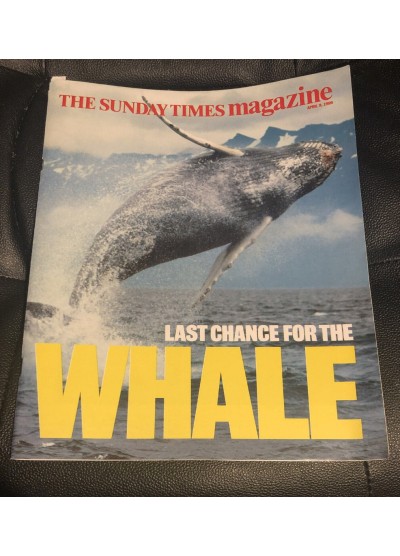Sunday Times Magazine 1989 9th April 1989 Whales William Graves Mel Smith