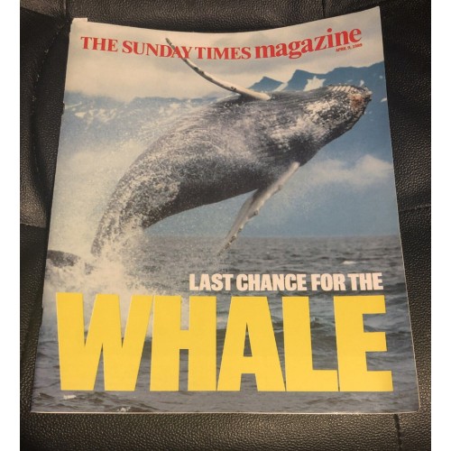 Sunday Times Magazine 1989 9th April 1989 Whales William Graves Mel Smith