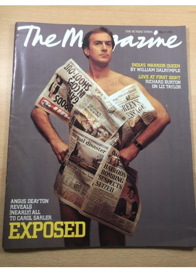 Sunday Times Magazine 1993 9th May 1993 Angus Deayton Liz Taylor Richard Burton Dolores Chaplin