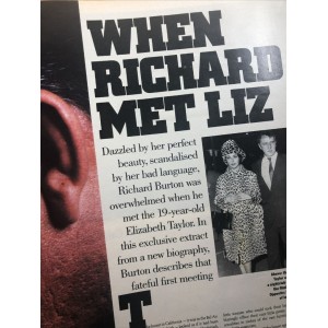 Sunday Times Magazine 1993 9th May 1993 Angus Deayton Liz Taylor Richard Burton Dolores Chaplin