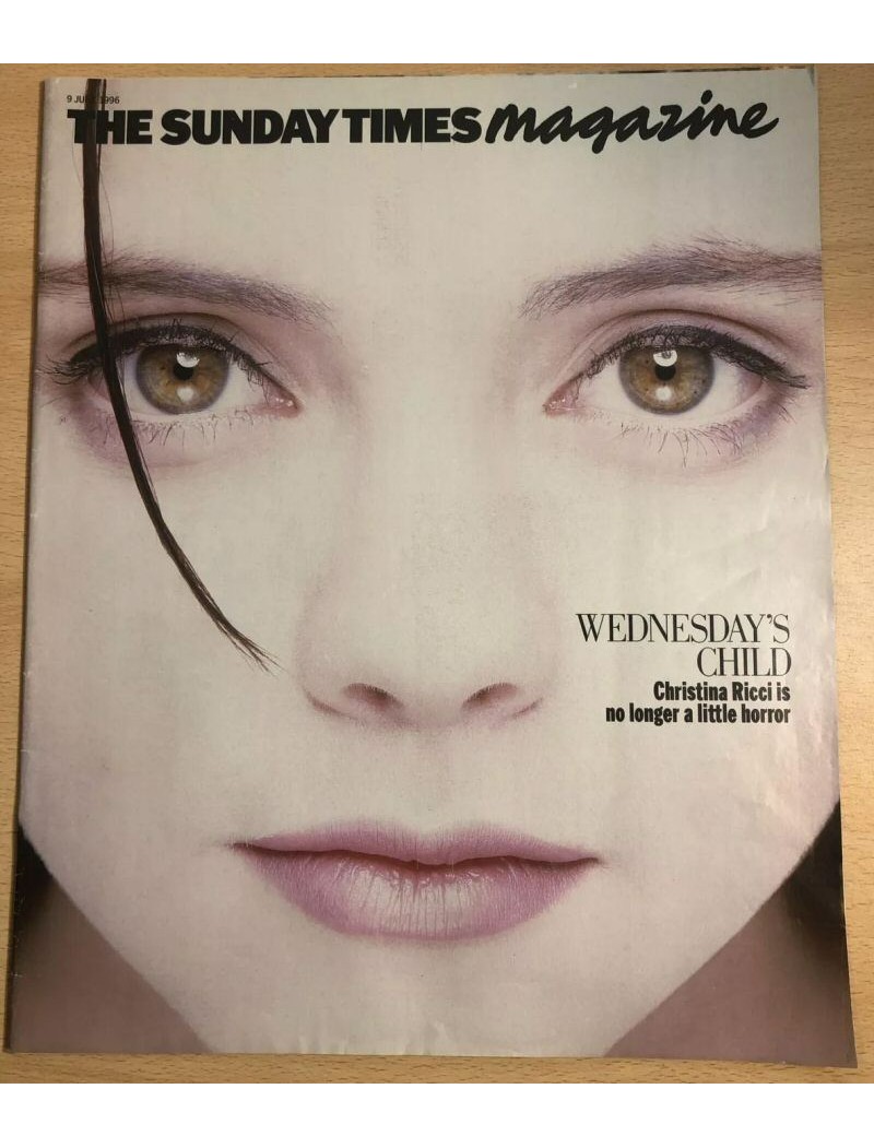 Sunday Times Magazine 9th June 1996 CHRISTINA RICCI Anita Roddick MICHAEL FLATLEY Haing Ngor