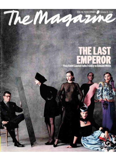 Sunday Times Magazine 1994 9th October 1994 Yves Saint Laurent Marina Warner Robin Wright Mary Chapin Carpenter
