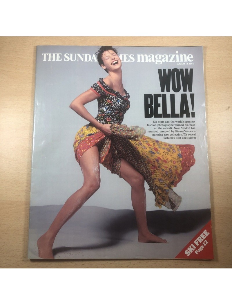 Sunday Times Magazine 1993 10th January 1993 Debbie Raymond Gianni Versace Jack Walker Blackburn Tim Roth