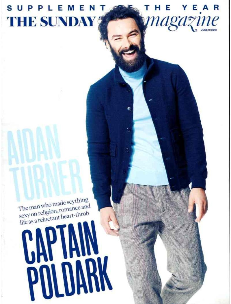 Sunday Times Magazine 2018 10th June 2018 Aidan Turner Scissor Sisters Katherine Jenkins