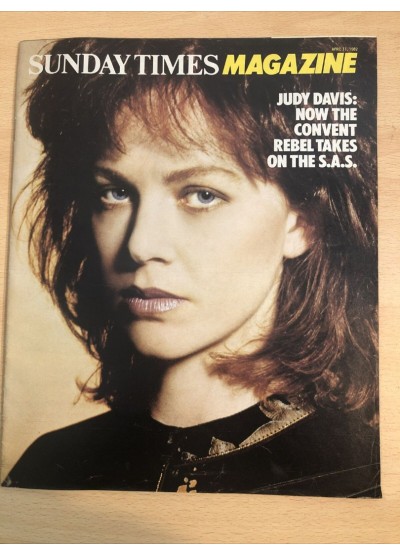 Sunday Times Magazine 1982 11th April 1982 Judy Davis Chris Foss Burberrys AI