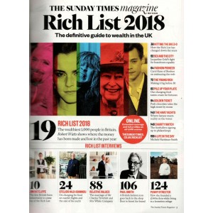 Sunday Times Magazine - 2018 13th May 2018 - Rich List