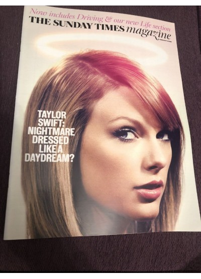 Sunday Times Magazine 2016 14th February 2016 Dita Von Teese Ruby Wax TAYLOR SWIFT Ed bye Nigel Farage Suzi Perry