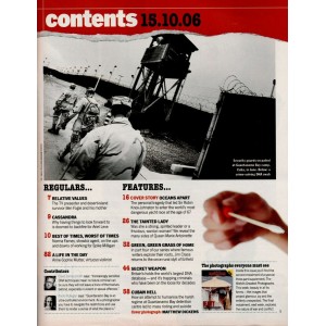 Sunday Times Magazine 15th October 2006 Ben Fogle Julia Foster Robin Johnston Queen Marie Antoinette 