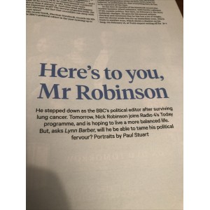 Sunday Times Magazine 2015 15th November 2015
