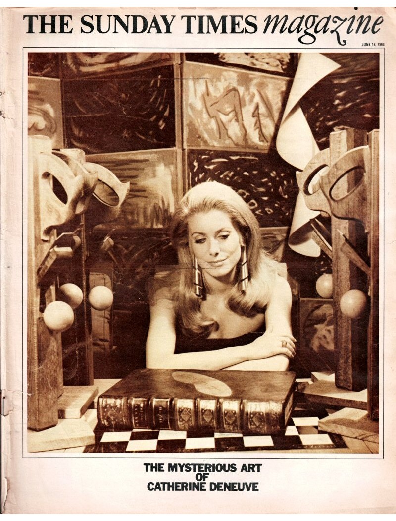 Sunday Times Magazine 16th June 1968 Catherine Deneuve
