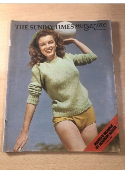 Sunday Times Magazine 16th September 1973 Marilyn Monroe Gore Vidal Don McCullin Margaret Thatcher