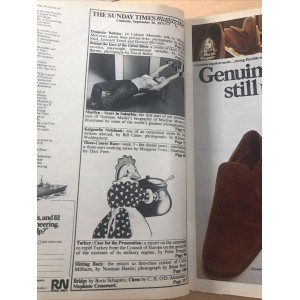 Sunday Times Magazine 16th September 1973 Marilyn Monroe Gore Vidal Don McCullin Margaret Thatcher