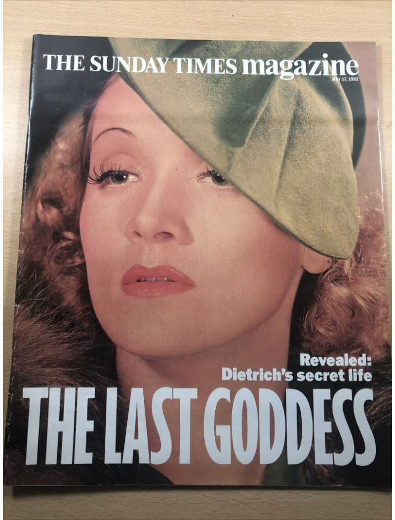 Sunday Times 1992 17th May 1992 Marlene Dietrich Wonderbra Rene Magritte Waynes World