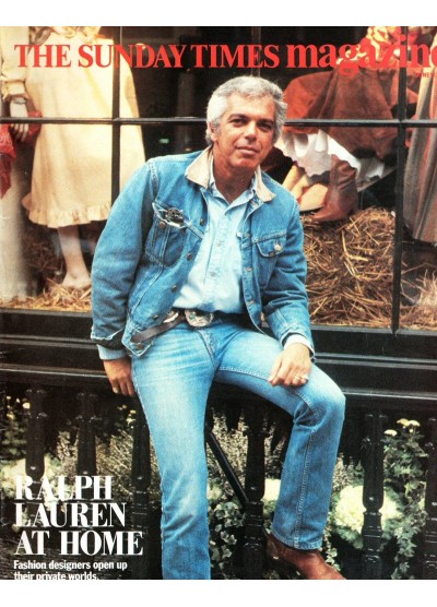 Sunday Times Magazine 1984 17th June 1984 Ralph Lauren Tim Severin Fashion Designers