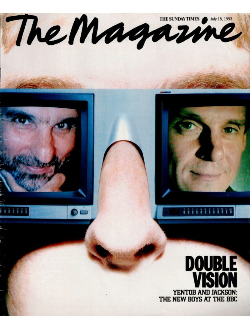 Sunday Times Magazine 1993 18th July 1993 Alan Yentob Peter Stringfellow Dawn French Lauren Hutton Helmut