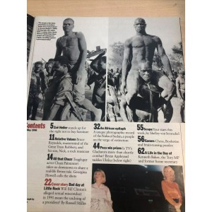 Sunday Times Magazine 19th May 1996 Gladiators Chazz Palminteri Bill Clinton Nuba Bruce Reynolds