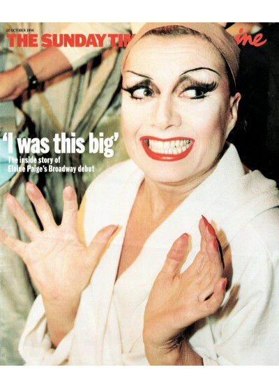 Sunday Times Magazine 1996 20th October 1996 Miki Berenyi Elaine Paige David McCabe Andy Warhol