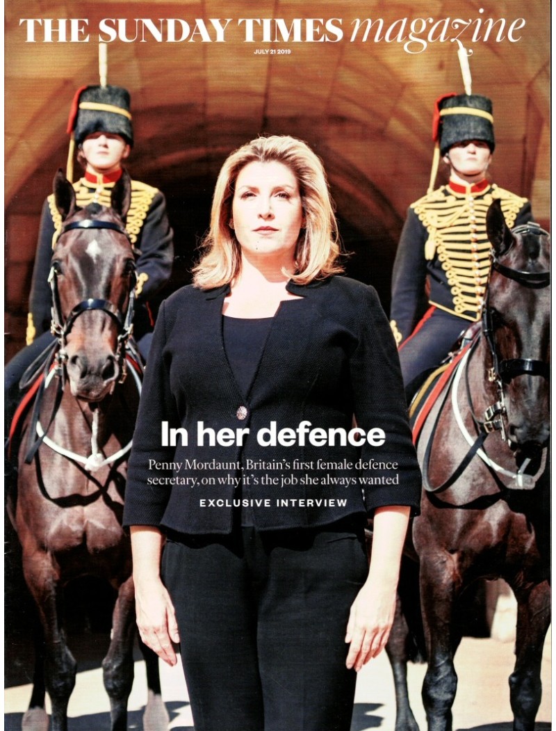 Sunday Times Magazine 2019 21st July 2019 Penny Mordaunt Dolly Alderton Mark Haddon