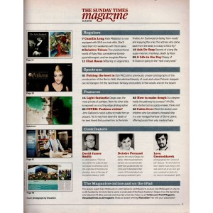 Sunday Times Magazine 21st August 2011 JOHN GALLIANO RUBY WAX EDGAR DEGAS DON MCCULLIN DAPPY NDUBZ