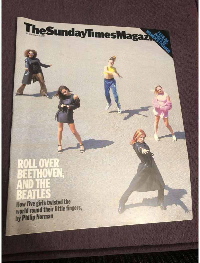 Sunday Times Magazine 1997 21st September 1997 Spice Girls Susannah Harker Christian Dior Breitling