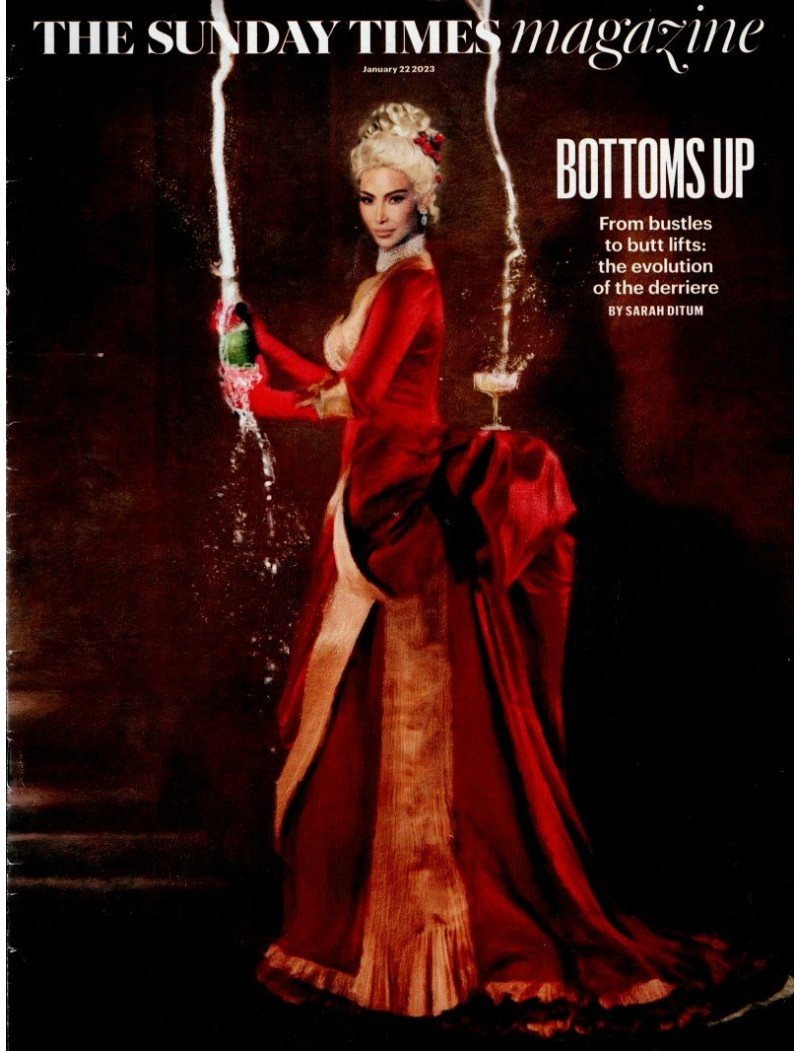Sunday Times Magazine 22nd January 2023 Kim Kardashian Cover Sunday Times Magazine 22nd January 2023 Kim Kardashian Cover