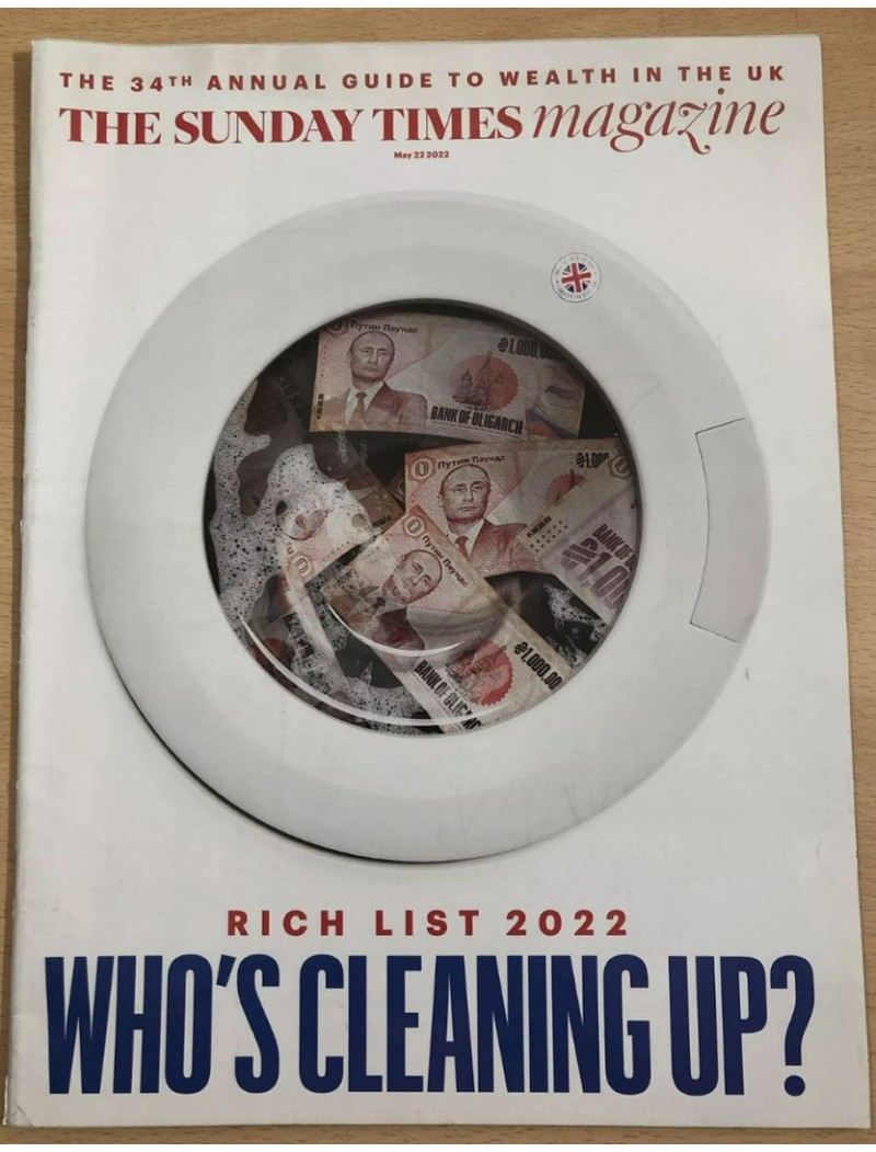 Sunday Times Magazine 22nd May 2022 The Rich List Magazine 34th annual guide Britains UK