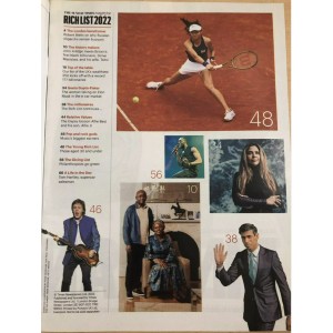 Sunday Times Magazine 22nd May 2022 The Rich List Magazine 34th annual guide Britains UK