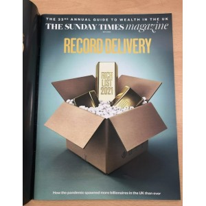 Sunday Times Magazine 23rd May 2021 The Rich List Magazine 33rd annual guide Britains UK
