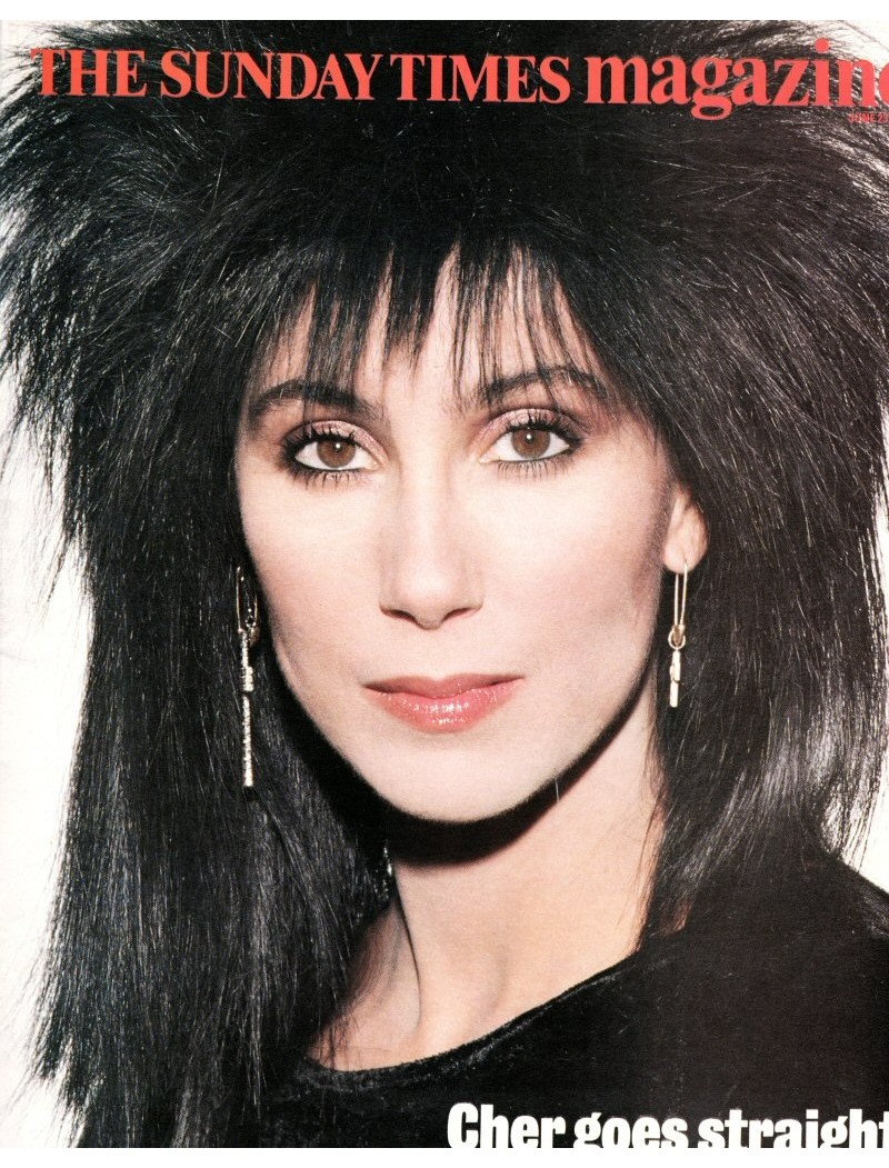 Sunday Times Magazine 1985 23rd June 1985 Cher Kalahari Amelia Jane Murray Daniel Harvey Sunday Times Magazine 1985 23rd June 1985 Cher Kalahari Amelia Jane Murray Daniel Harvey