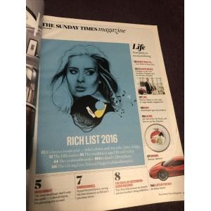 Sunday Times Magazine Rich List 24th April 2016