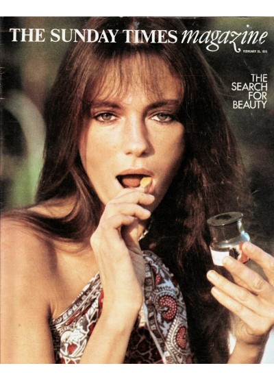 Sunday Times Magazine 25th February 1973 Jacqueline Bisset Greta Garbo Mick Jagger Grace Kelly