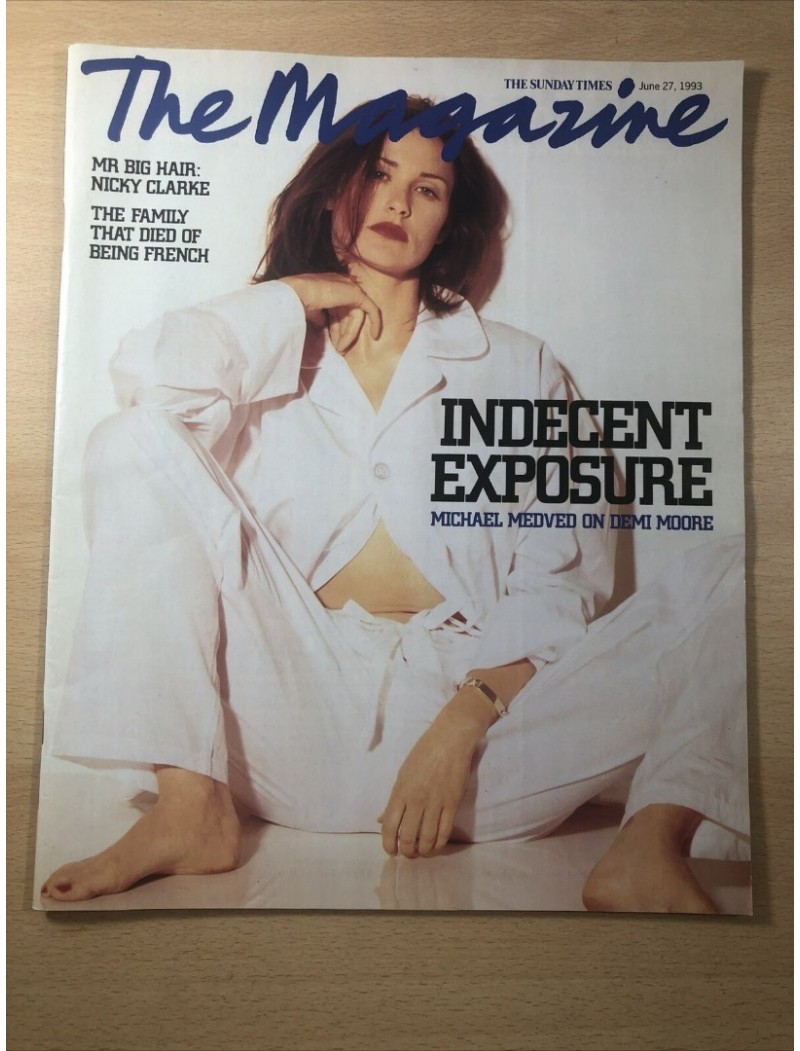 Sunday Times Magazine 1993 27th June 1993 Demi Moore Nicky Clarke Koo Stark Joely Richardson 