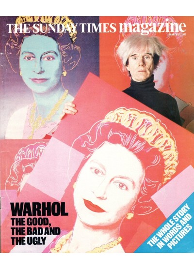Sunday Times Magazine 1987 29th March 1987 Andy Warhol