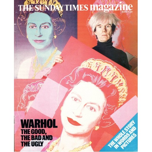Sunday Times Magazine 1987 12th April 1987 Andy Warhol